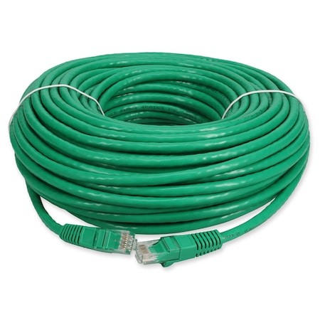 Add-On 100FT RJ-45 MALE TO RJ-45 MALE STRAIGHT GREEN CAT6A UTP PVC COPPER PAT ADD-100FCAT6A-GN
